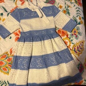 dainty dress was only worn once for some photos..size small fits girl 3/4